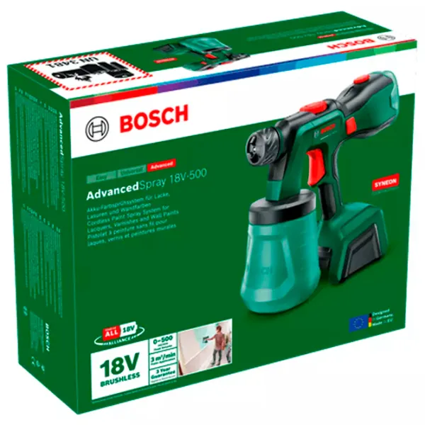 Aerograf Bosch AdvancedSpray 1.2 l/ Green photo 4