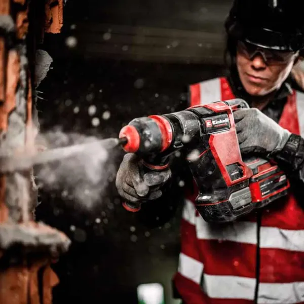 Перфоратор Einhell TP-HD 18/4 Li BL  / Красный photo 4 Перфоратор Einhell TP-HD 18/4 Li BL  / Красный photo 4
