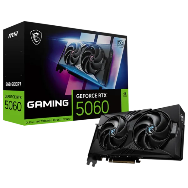 Видеокарта MSI GeForce RTX 5060 GAMING OC PCI Express x16 5.0 / 8 ГБ photo 5