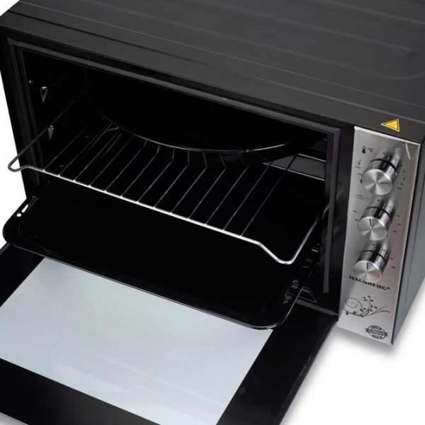 Cuptor electric HAUSBERG HB8022 70 l / 2500 W / Black photo 6