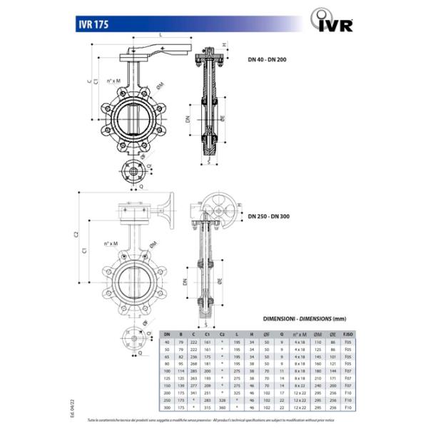 Kран IVR DN150  photo 2