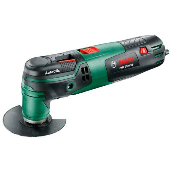 Mașină multifuncțională Bosch PMF250SBX Green / Plastic photo 1 Mașină multifuncțională Bosch PMF250SBX Green / Plastic photo 1