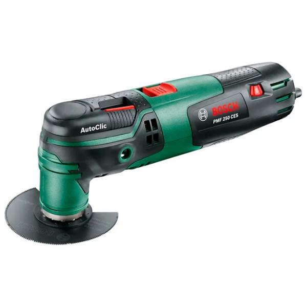 Mașină multifuncțională Bosch PMF250SBX Green / Plastic photo 1 Mașină multifuncțională Bosch PMF250SBX Green / Plastic photo 1