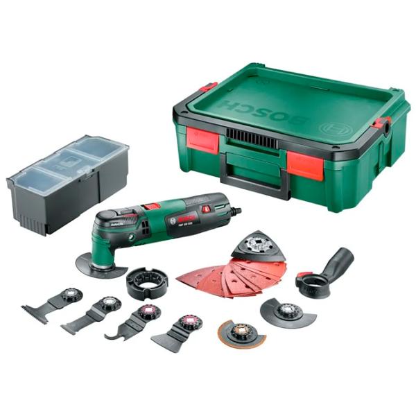 Mașină multifuncțională Bosch PMF250SBX Green / Plastic photo 2 Mașină multifuncțională Bosch PMF250SBX Green / Plastic photo 2
