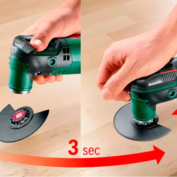 Mașină multifuncțională Bosch PMF250SBX Green / Plastic photo 4 Mașină multifuncțională Bosch PMF250SBX Green / Plastic photo 4