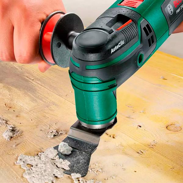 Mașină multifuncțională Bosch PMF250SBX Green / Plastic photo 5 Mașină multifuncțională Bosch PMF250SBX Green / Plastic photo 5