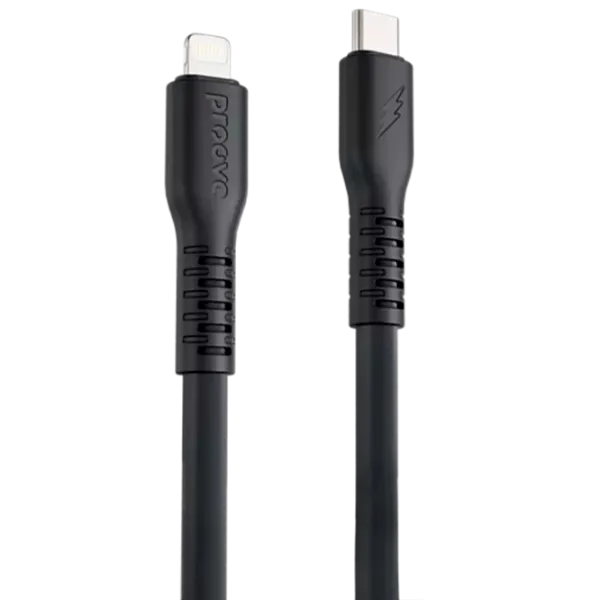 Кабель для телефона Eternal Proove USB Type-C + Lightning 1 м / Черный photo 1