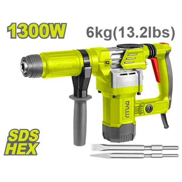 Ciocan demolator DYLLU DTDB1D45 1300 W / Green photo 1