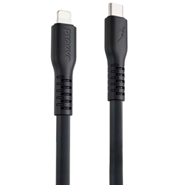 Кабель для телефона Eternal Proove USB Type-C + Lightning 2 м / Черный photo 1