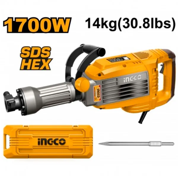 Ciocan demolator INGCO PDB17008 1700 W / Yellow photo 4