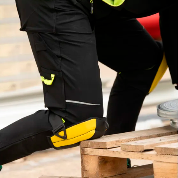 Genunchiere Brixton BRX 77-720 Black-Yellow / Poliester photo 4