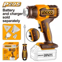 Строительный фен INGCO HGLI2006  / Оранжевый