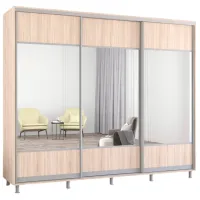 Шкаф Mobildor-Lux Aron 260 x 60см x 240 / ЛДСП / Sonoma