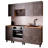 Bucătărie ML-Mobila Nice LPAL / Dark atelier