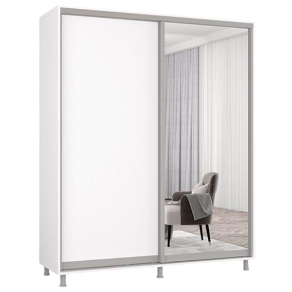Dulap Mobildor-Lux ARON P 180 x 60 x 230 / PAL / Alb photo 1