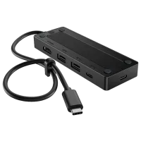 Adaptor Hub HP G3 USB Type-C / Black photo 3