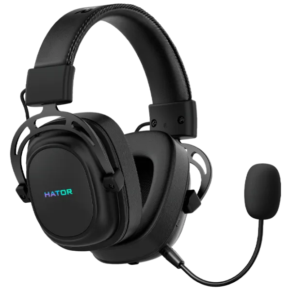 Căști Hator Hypergang 2 Black Fără fir/ Gaming photo 1