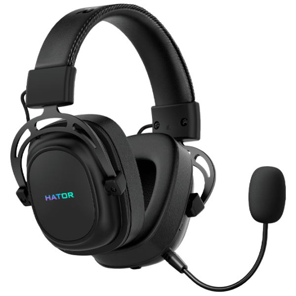 Căști Hator Hypergang 2 Black Fără fir/ Gaming photo 1