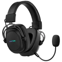 Наушники Hator Hypergang 2 Черный Беспроводные/ Игровой