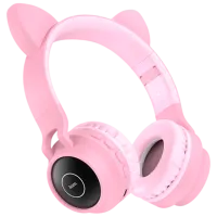 Căști Hoco W27 Black Pink Fără fir/ Personal