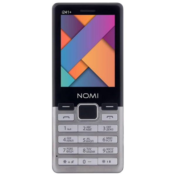 Nomi i241+ Silver / Dual SIM photo 1