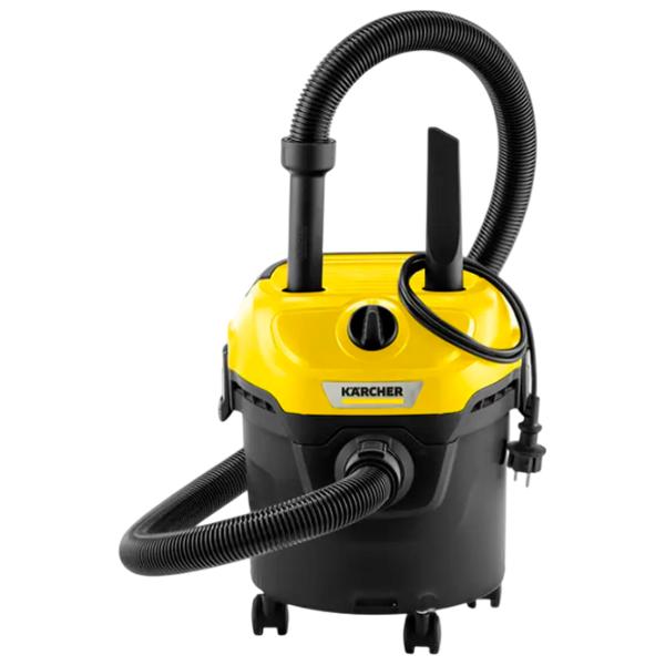 Aspirator industrial KARCHER WD1 1.628-411.0 + 2.863-314.0 850 W / Yellow photo 5