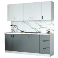 Bucătărie ML-Mobila Rio LPAL / Anthracite