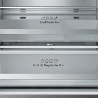 Frigider Hisense RF632N4WFE1 cu congelator jos 485 l / 200 cm / Black photo 11