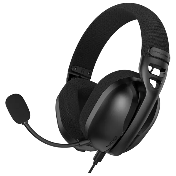 Căști Hator Hyperpunk 3 Black Cu fir/ Gaming photo 1 Căști Hator Hyperpunk 3 Black Cu fir/ Gaming photo 1