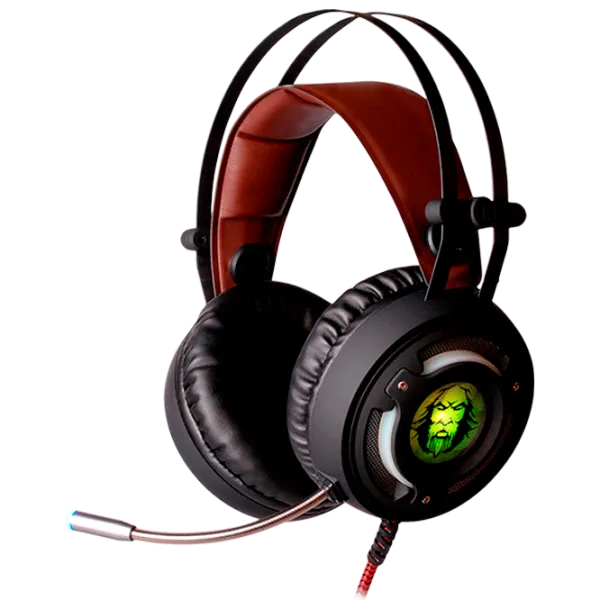 Căști Qumo Atlantis Black Cu fir/ Gaming photo 1 Căști Qumo Atlantis Black Cu fir/ Gaming photo 1