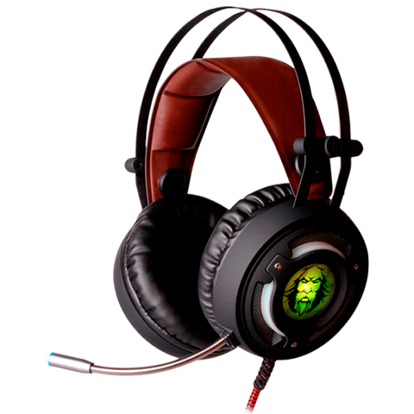 Căști Qumo Atlantis Black Cu fir/ Gaming photo 1 Căști Qumo Atlantis Black Cu fir/ Gaming photo 1