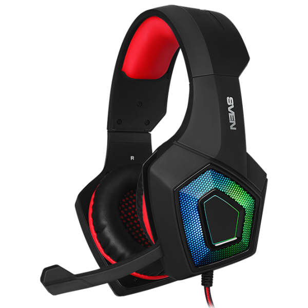 Наушники Sven AP U880MV Red Черный Проводная/ Игровой photo 1