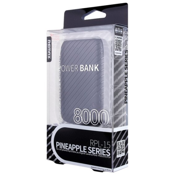 Power Bank Remax Pineapple 8000 mAh/ Black photo 3