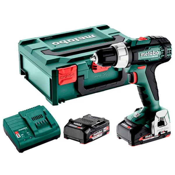 Дрель-шуруповерт Metabo BS 18 L 2x2 1850 об/мин photo 1