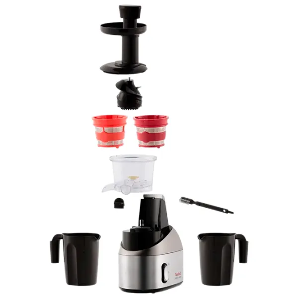 Storcator de fructe Tefal ZC255B38 Cu melc / 200 W / Black Silver photo 5
