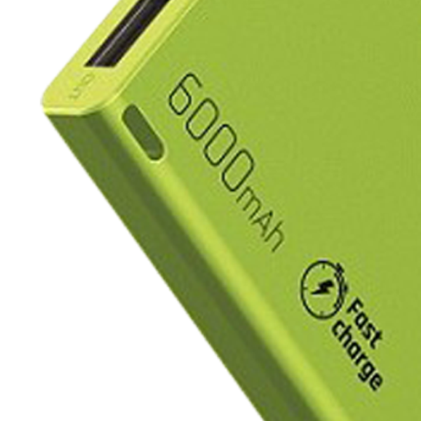 Power Bank Maxcom THIN6000BK 6000 mAh/ Green photo 2