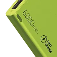 Power Bank Maxcom THIN6000BK 6000 мАч/ Зеленый photo 2