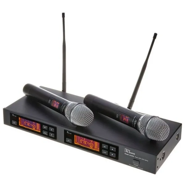 Microfon t.bone Twin HT 520 MHz Black photo 1