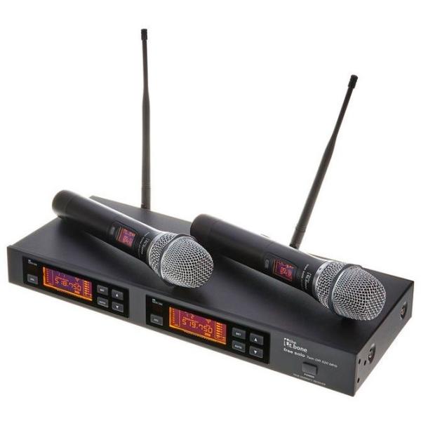 Microfon t.bone Twin HT 520 MHz Black photo 1