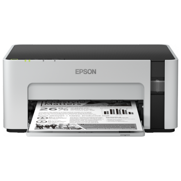 Принтер Epson M1120 Пьезоэлектрический струйный / Монохромный / Белый photo 1