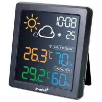 Термометр Levenhuk Wezzer BASE L80 Черный