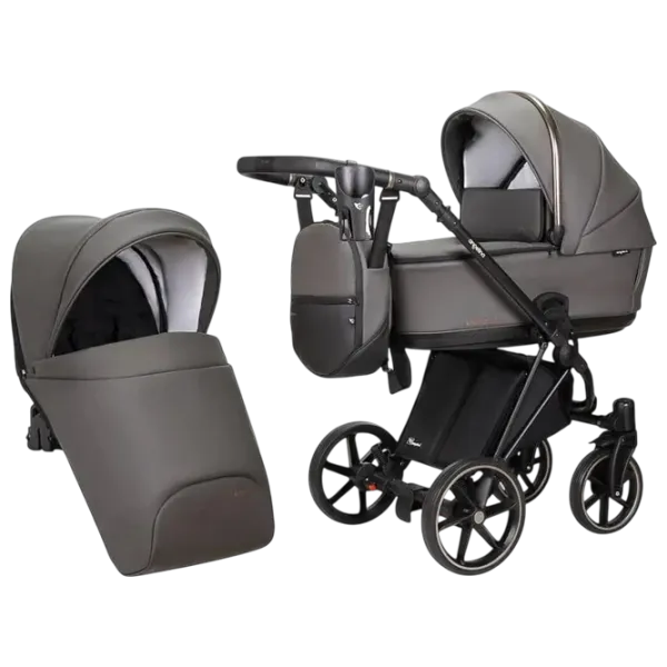 Cărucior pentru copil Angelina Enigma Premium Eco AN.222203/ Graphite photo 2