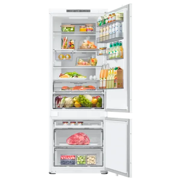 Frigider Samsung BRB38G705EWWEF cu congelator jos 389 l / 193.5 cm / White photo 6