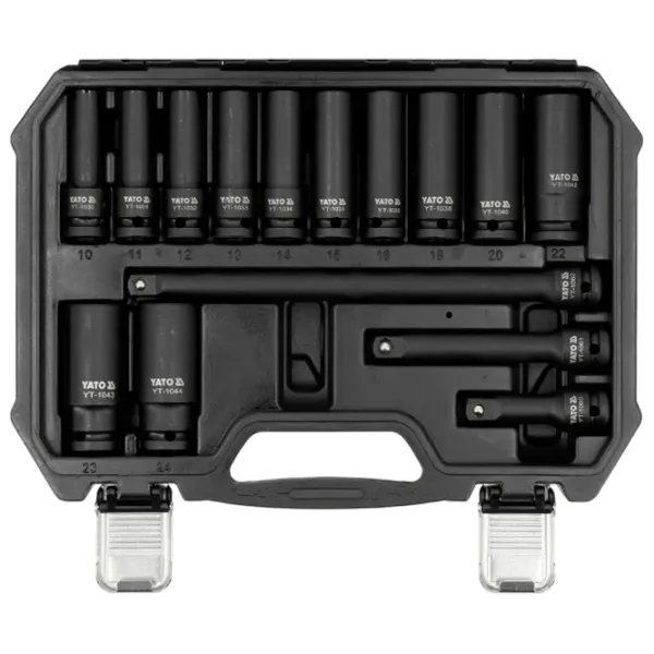 Set de capete tubulare Yato YT10566 Cantitatea în set - 18 photo 2