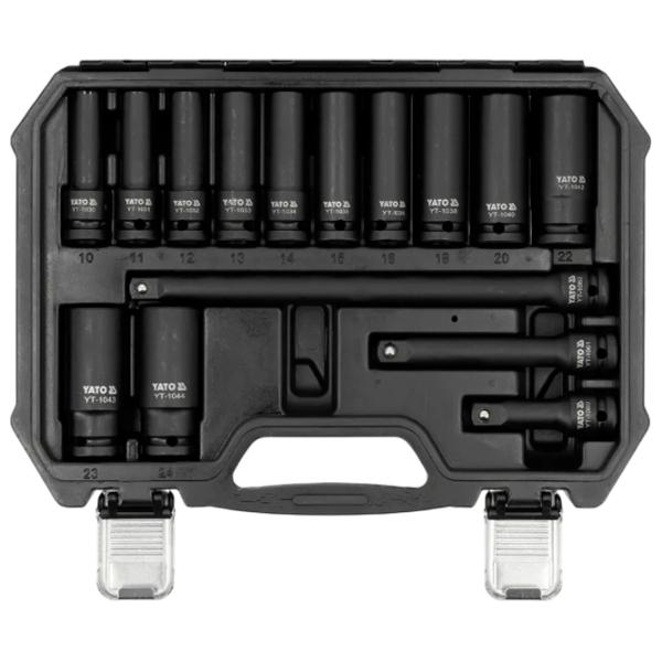 Set de capete tubulare Yato YT10566 Cantitatea în set - 18 photo 2