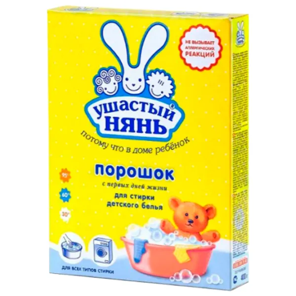 Detergent Ушастый Нянь 1150219 0.4 kg  Număr spălări:  photo 1 Detergent Ушастый Нянь 1150219 0.4 kg  Număr spălări:  photo 1