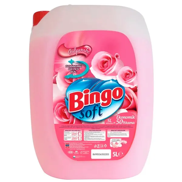 Кондиционер для белья Bingo Цветочный 5л Количество стирок: 50 photo 1