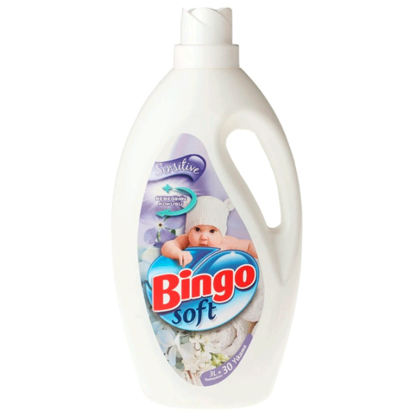 Кондиционер для белья Bingo Цветочный 3л Количество стирок: 40 photo 1 Кондиционер для белья Bingo Цветочный 3л Количество стирок: 40 photo 1