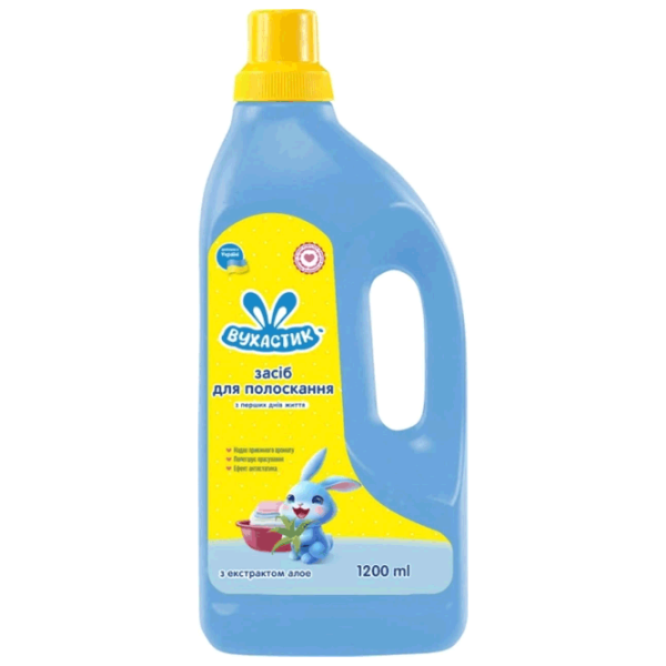 Balsam de rufe Вухастик Aloe 1.2l Număr spălări:  photo 1 Balsam de rufe Вухастик Aloe 1.2l Număr spălări:  photo 1