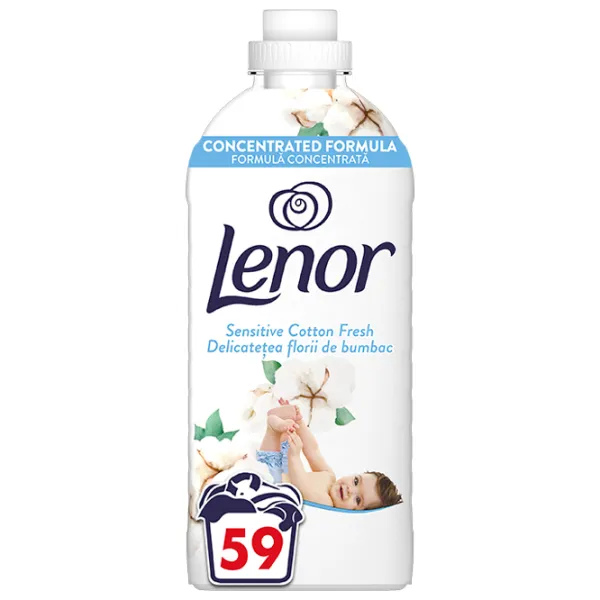 Кондиционер для белья Lenor Цветочный 1.239л Количество стирок: 59 photo 1